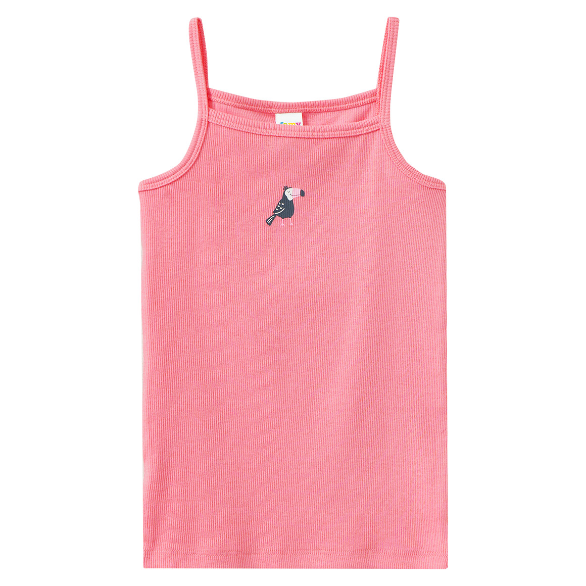 3 Mädchen Unterhemden mit Rippstruktur