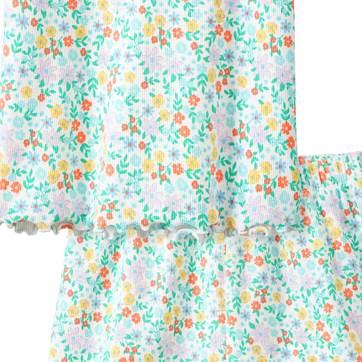 Mädchen Shorty mit Rippstruktur