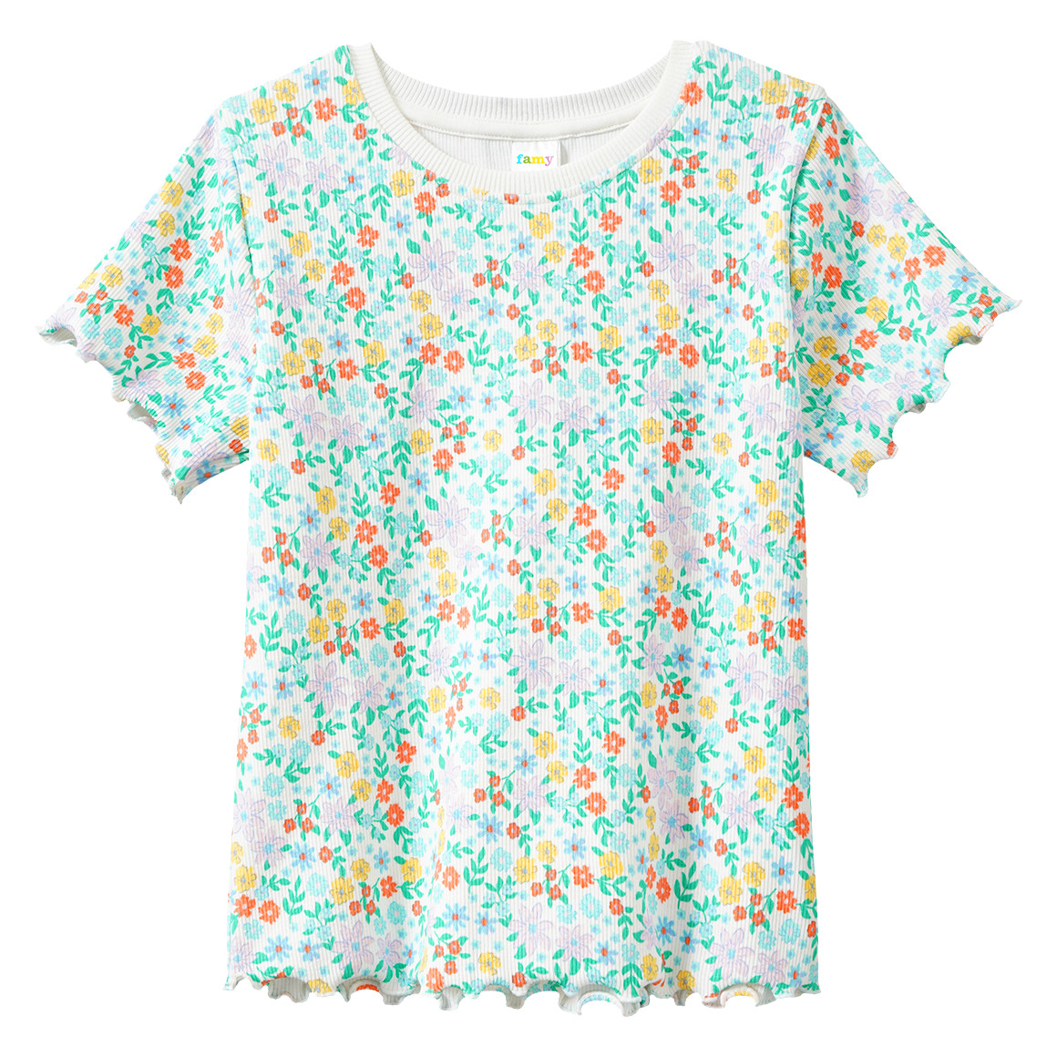 Mädchen Shorty mit Rippstruktur