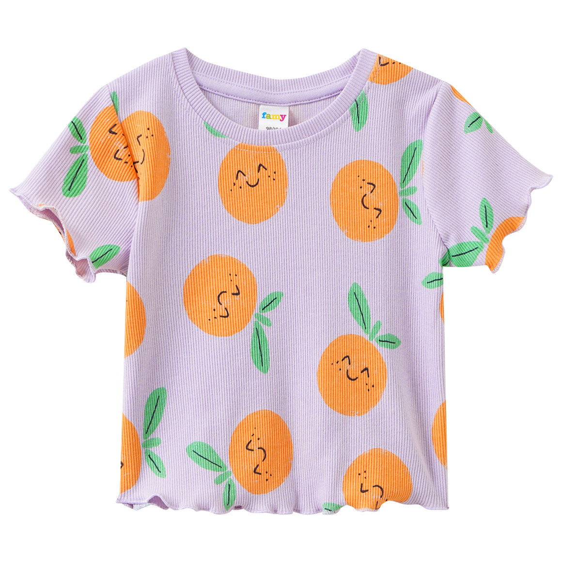 Mädchen Shorty mit Rippstruktur