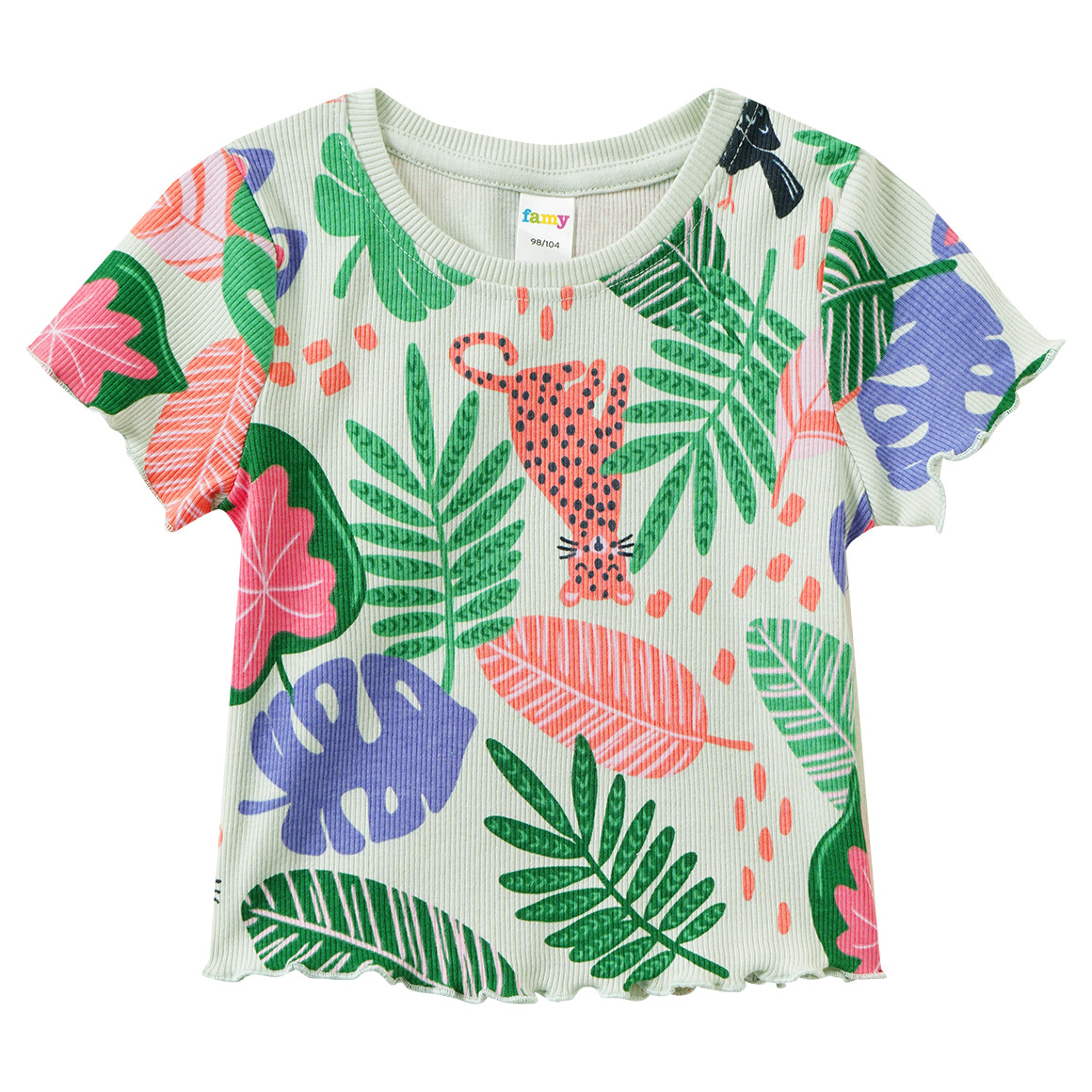 Mädchen Shorty mit Rippstruktur