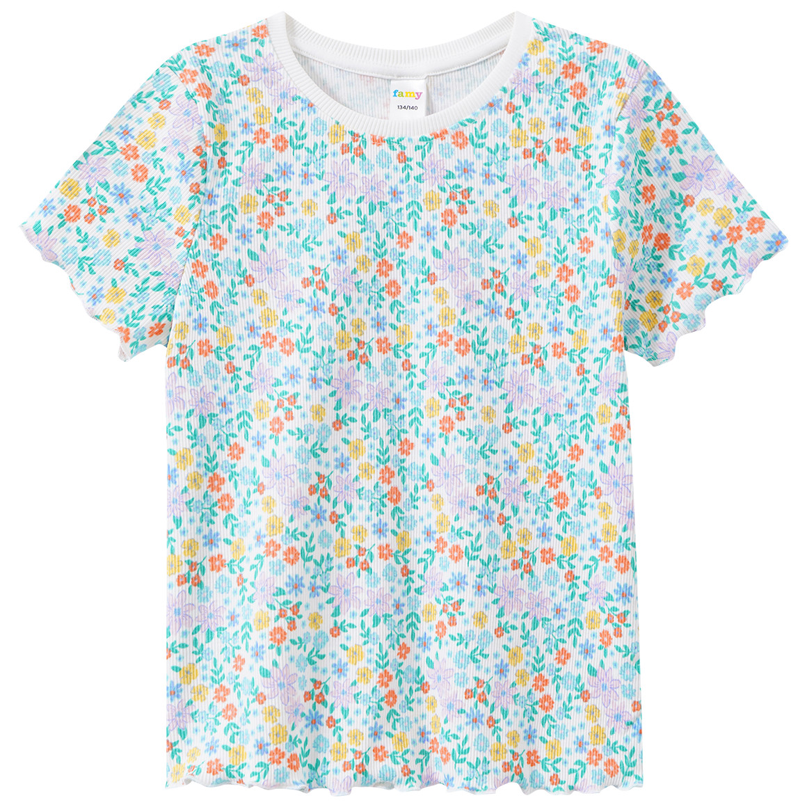 Mädchen Shorty mit Rippstruktur