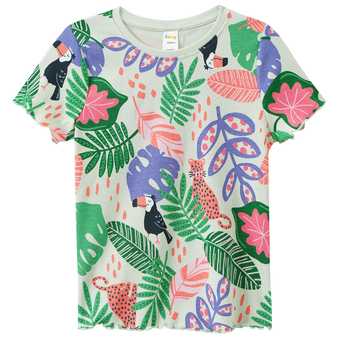 Mädchen Shorty mit Rippstruktur