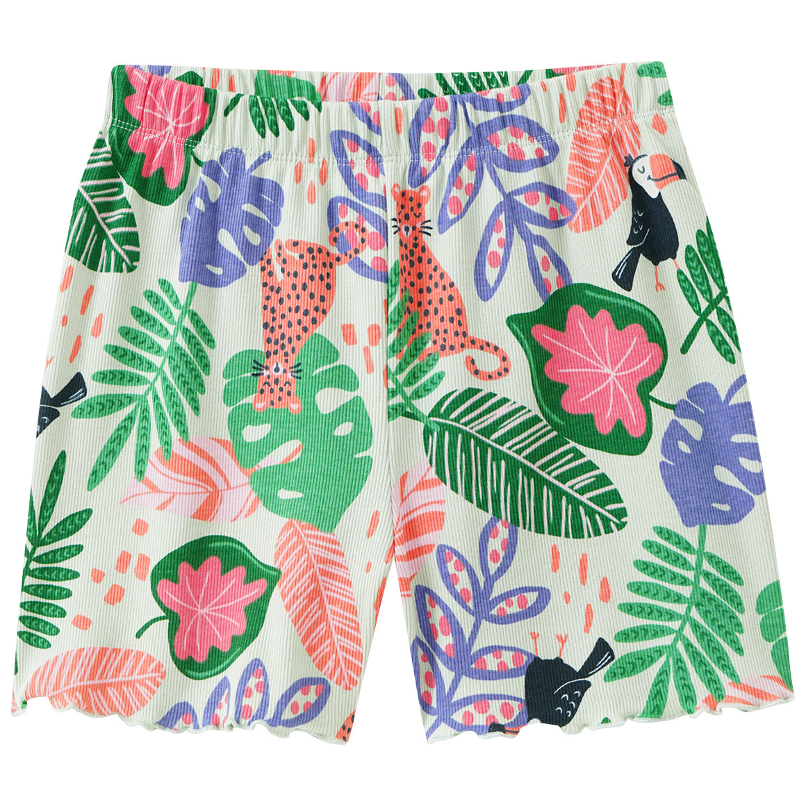 Mädchen Shorty mit Rippstruktur