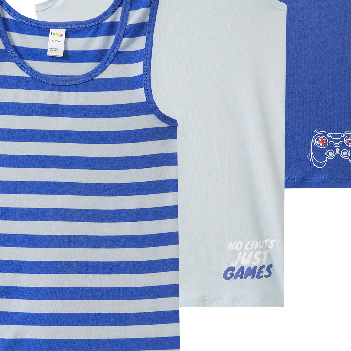 3 Jungen Unterhemden im Set