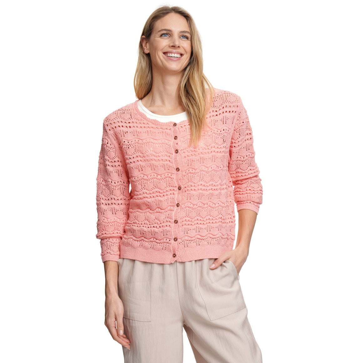 Damen Strickjacke mit Bio-Baumwolle