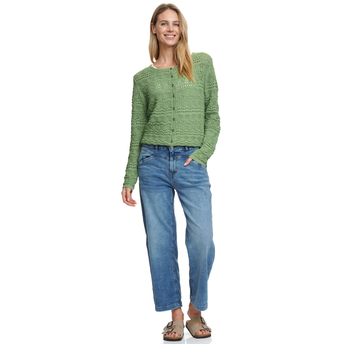 Damen Strickjacke mit Bio-Baumwolle