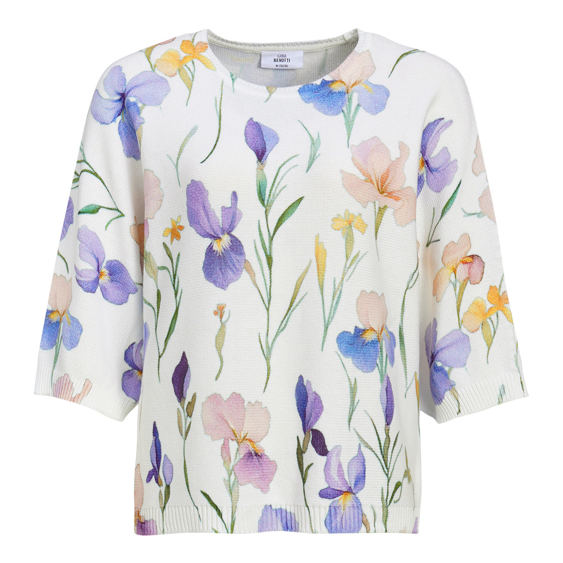 Damen Pullover mit Blumen-Muster