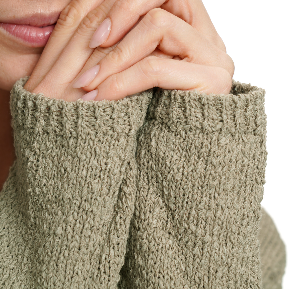 Damen Strickjacke mit Bindebändern