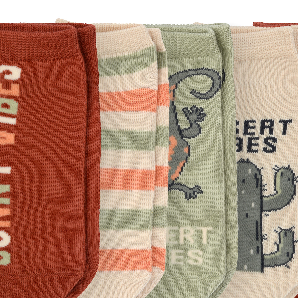5 Paar Jungen Sneaker-Socken im Set