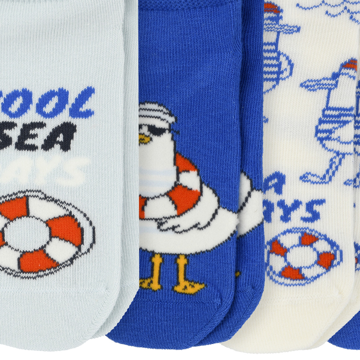 5 Paar Jungen Sneaker-Socken im Set
