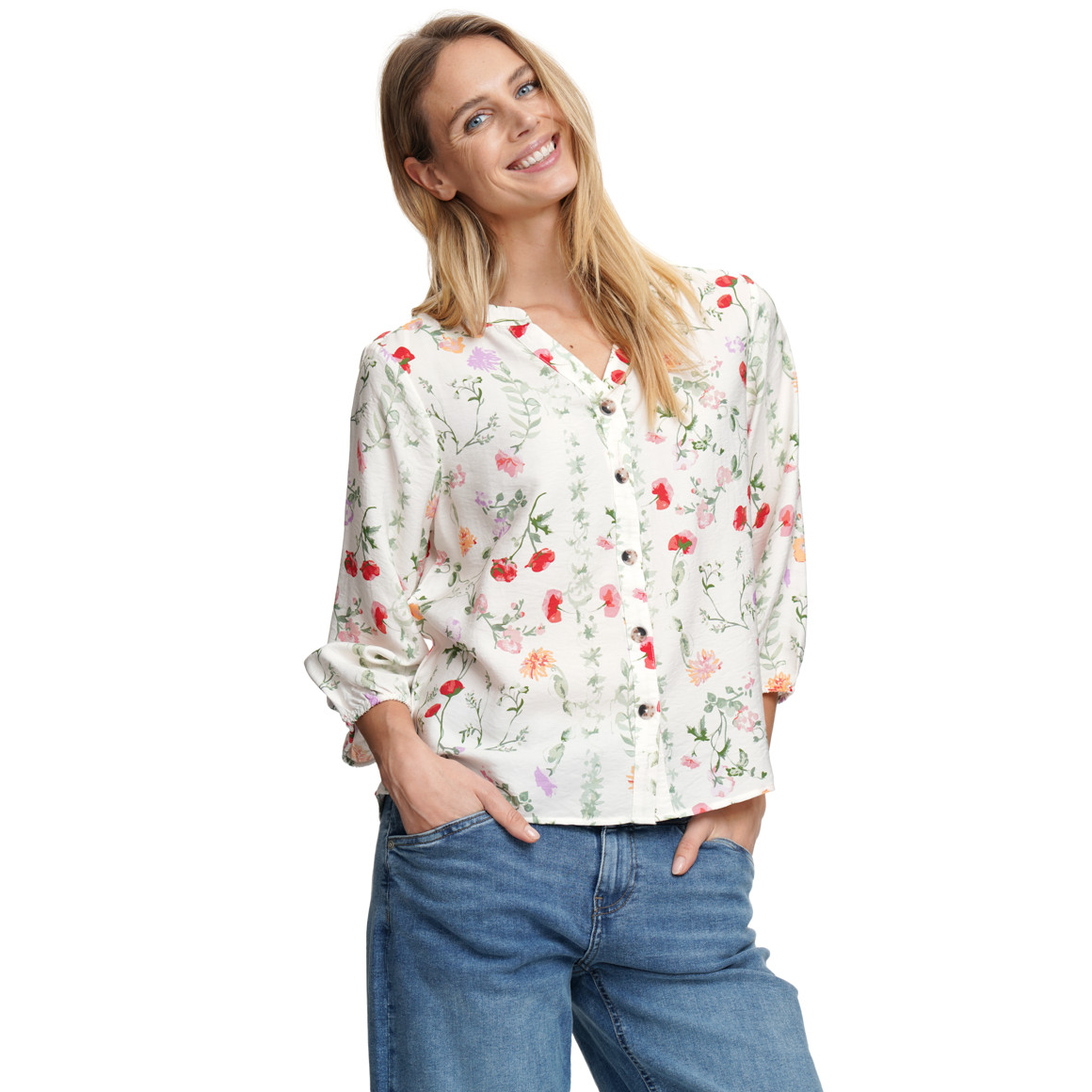 Damen Bluse aus Modal-Mix
