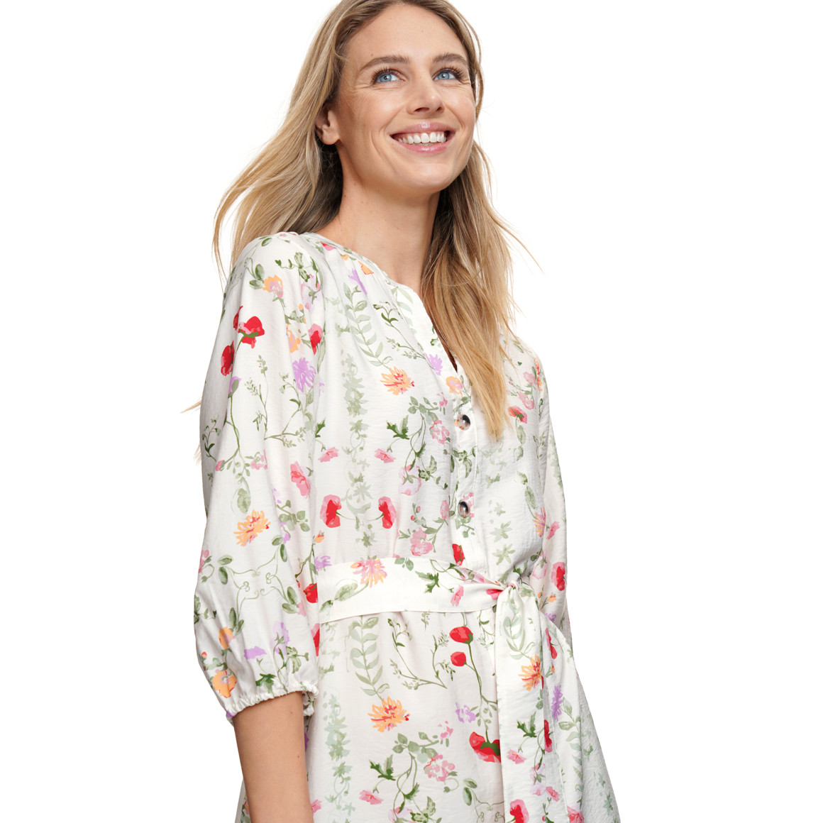 Damen Maxikleid aus Modal-Mix