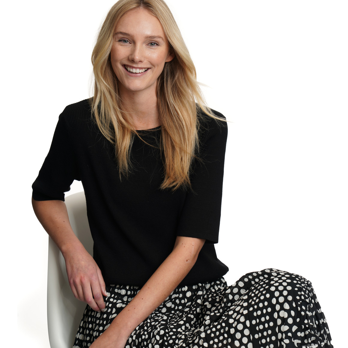 Damen Shirt mit Struktur