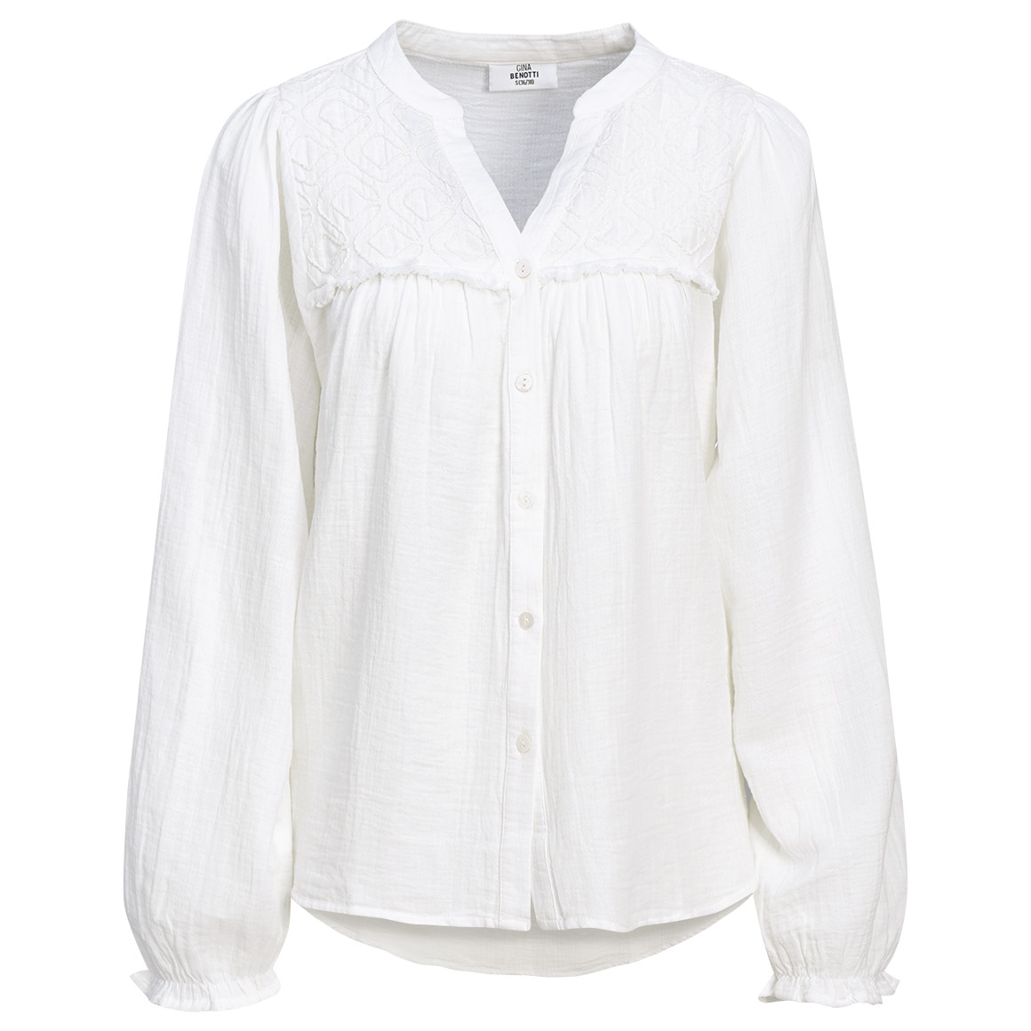 Damen Bluse mit Stickerei