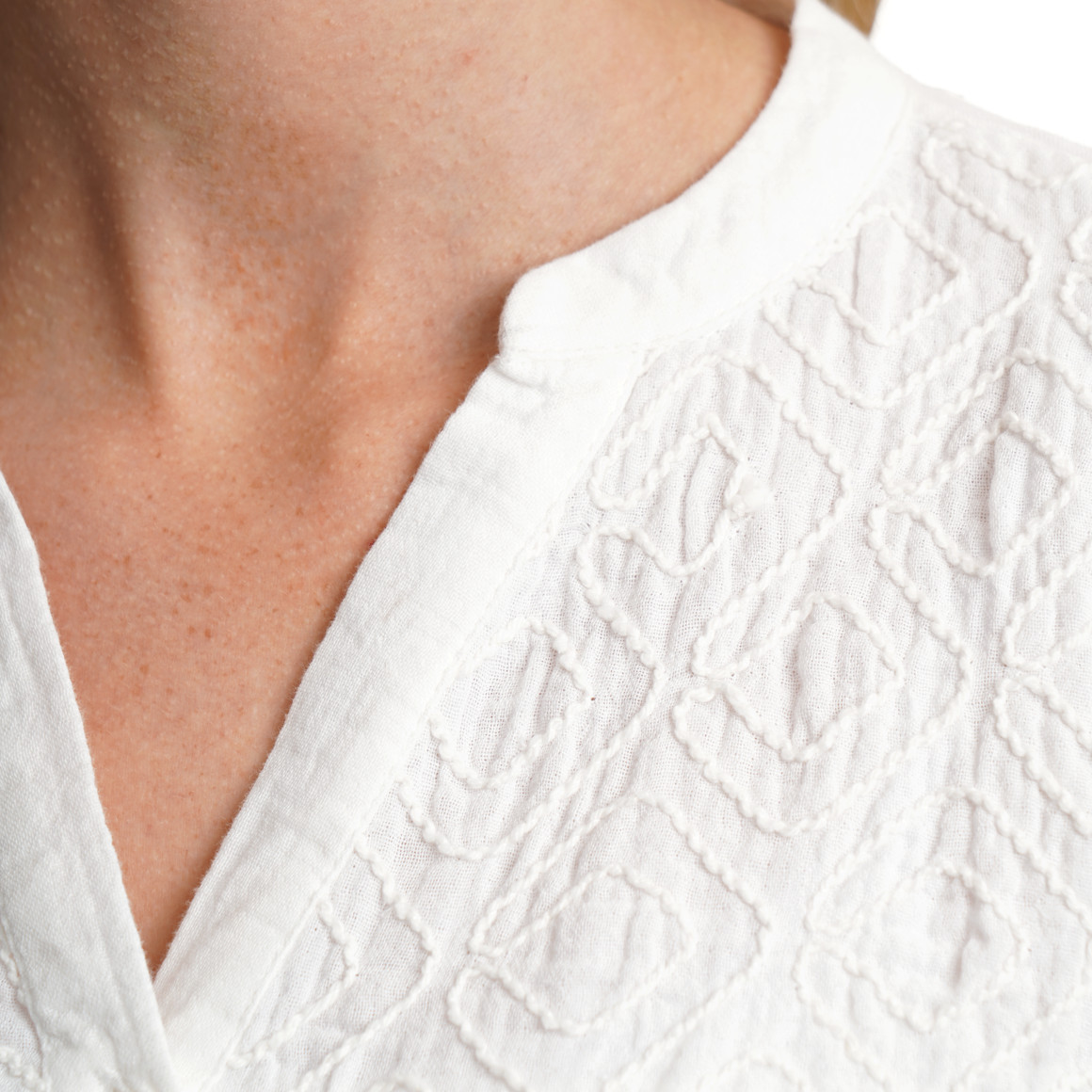 Damen Bluse mit Stickerei