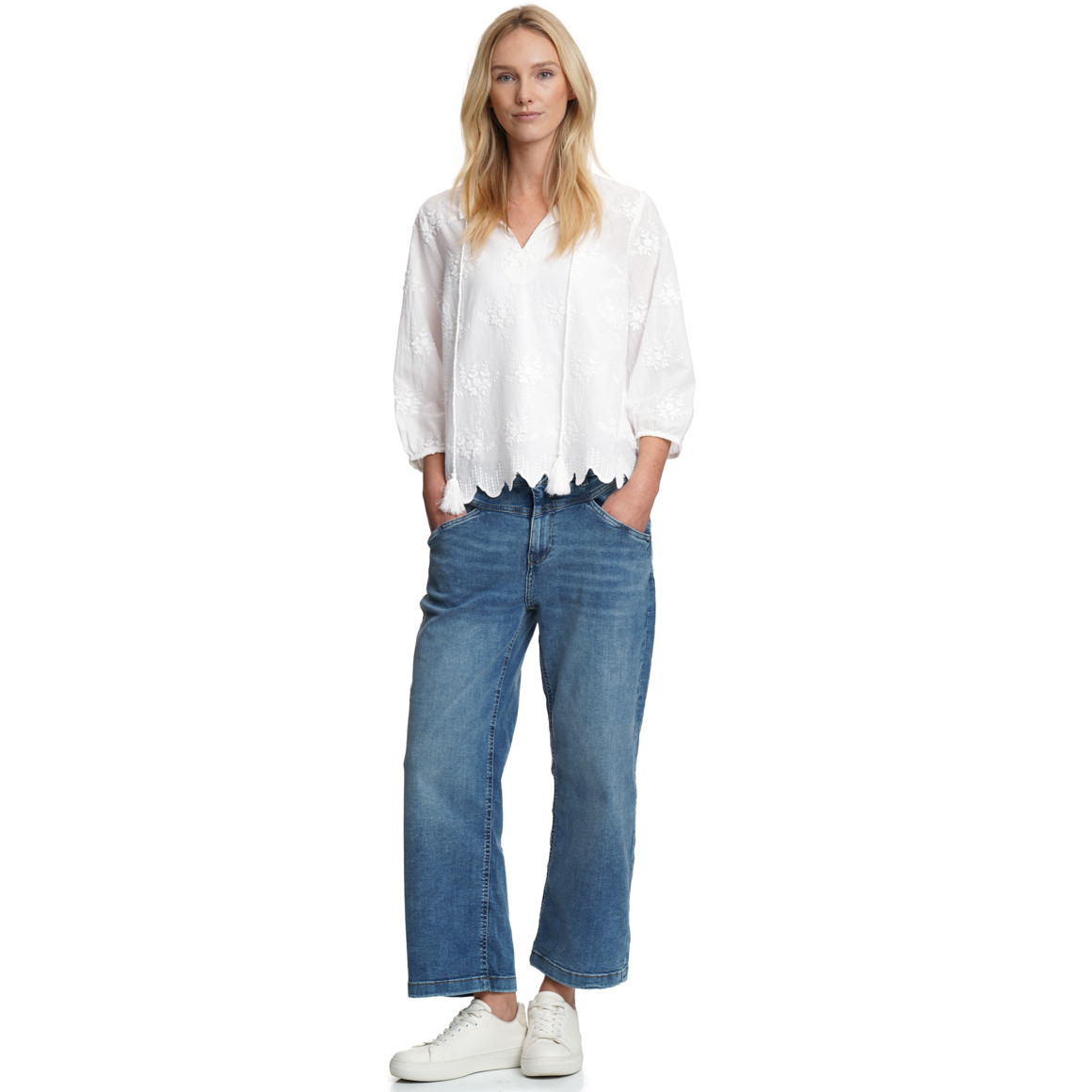 Damen Bluse mit Cut-Out