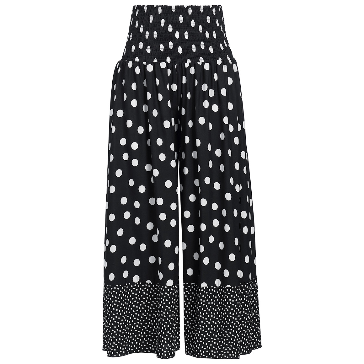 Damen Hose mit gesmoktem Bund