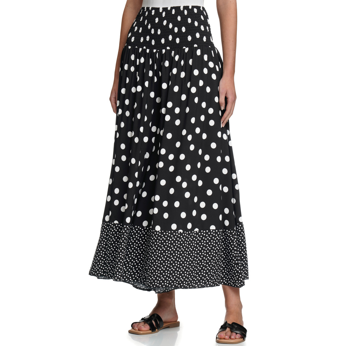 Damen Hose mit gesmoktem Bund