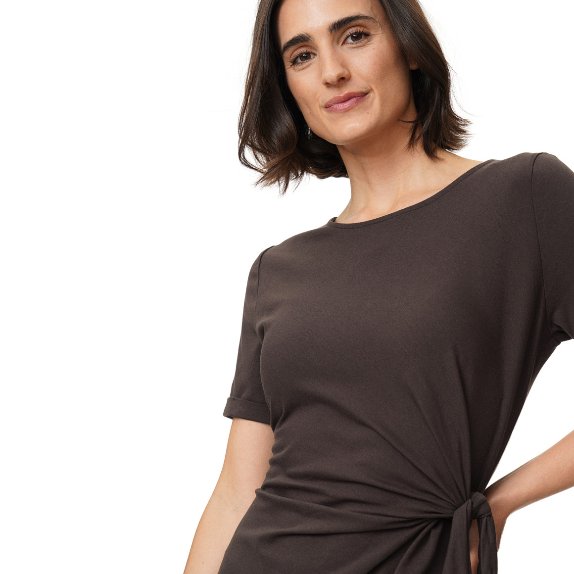 Damen Kleid mit Knotendetail