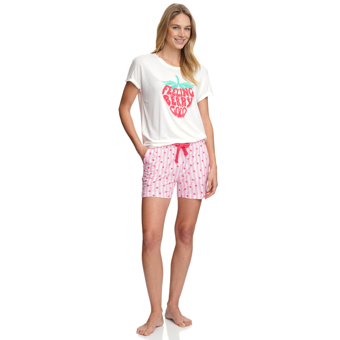 Damen Schlafshirt mit Front-Print