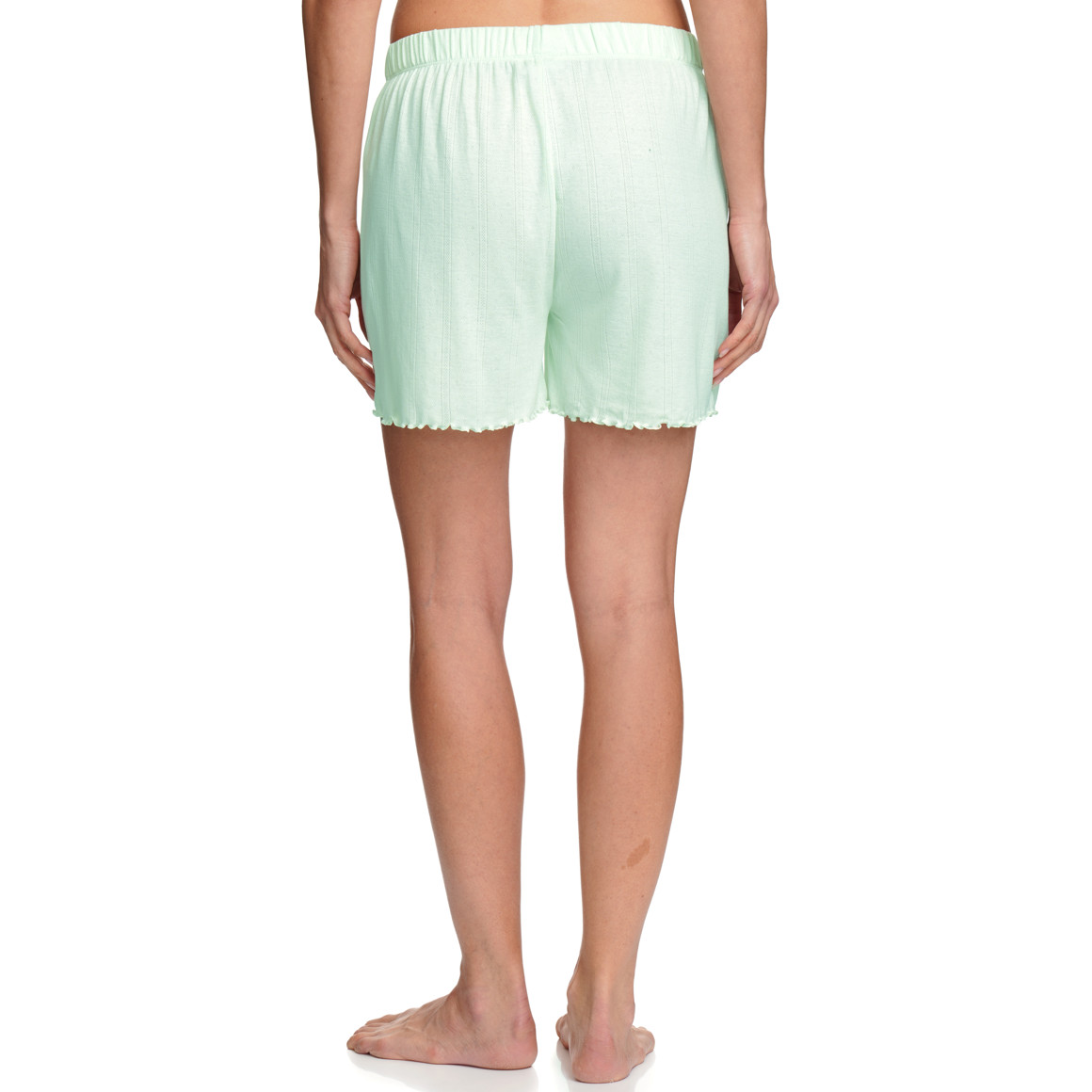 Damen Schlafshorts mit Ajour-Muster