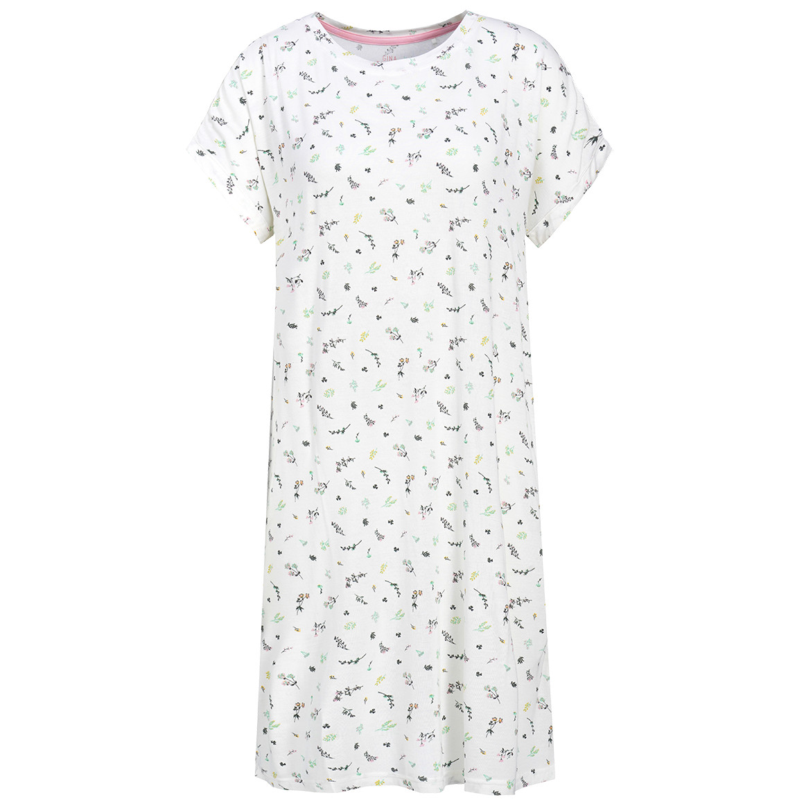 Damen Nachthemd mit Blumen-Print