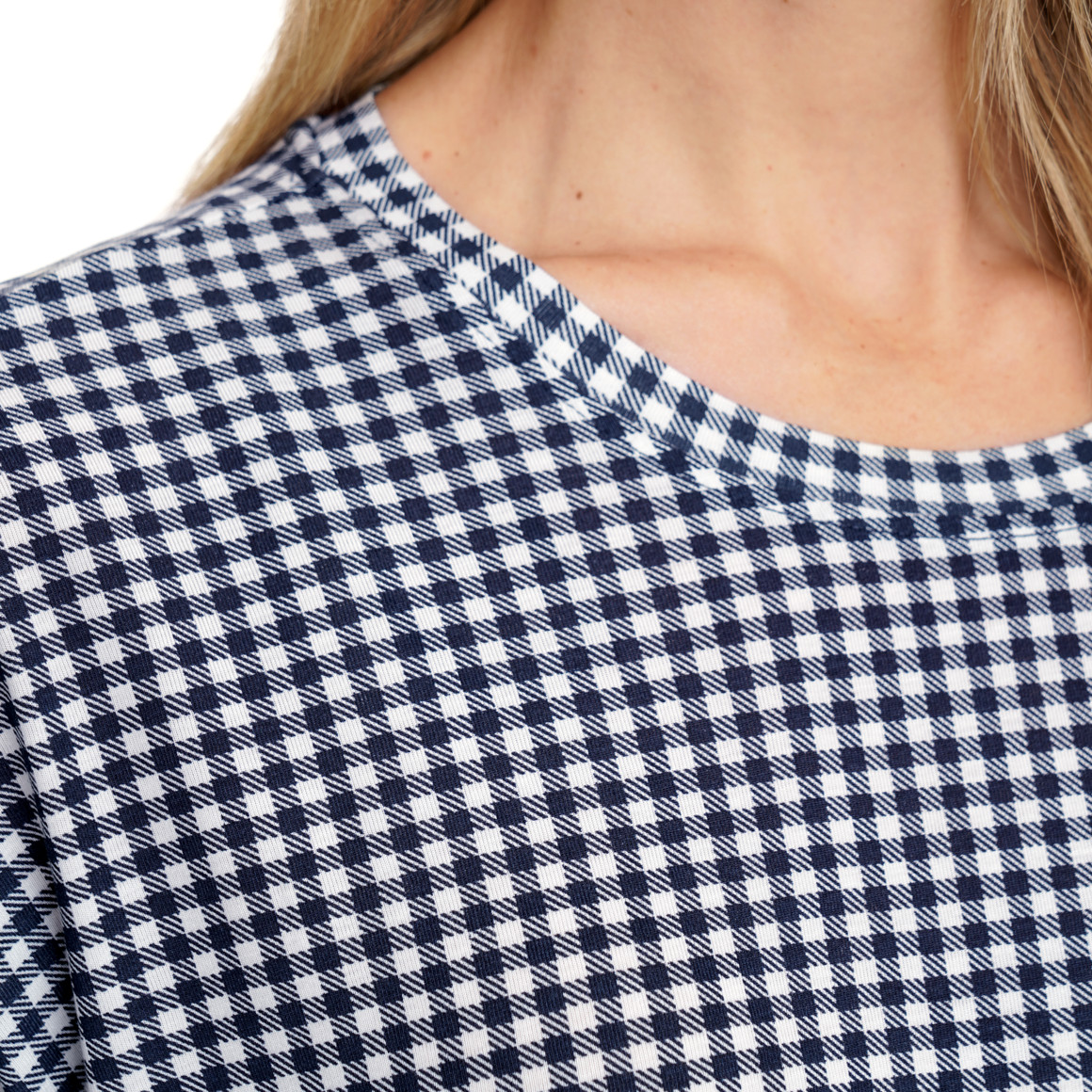 Damen Nachthemd mit Karo-Muster