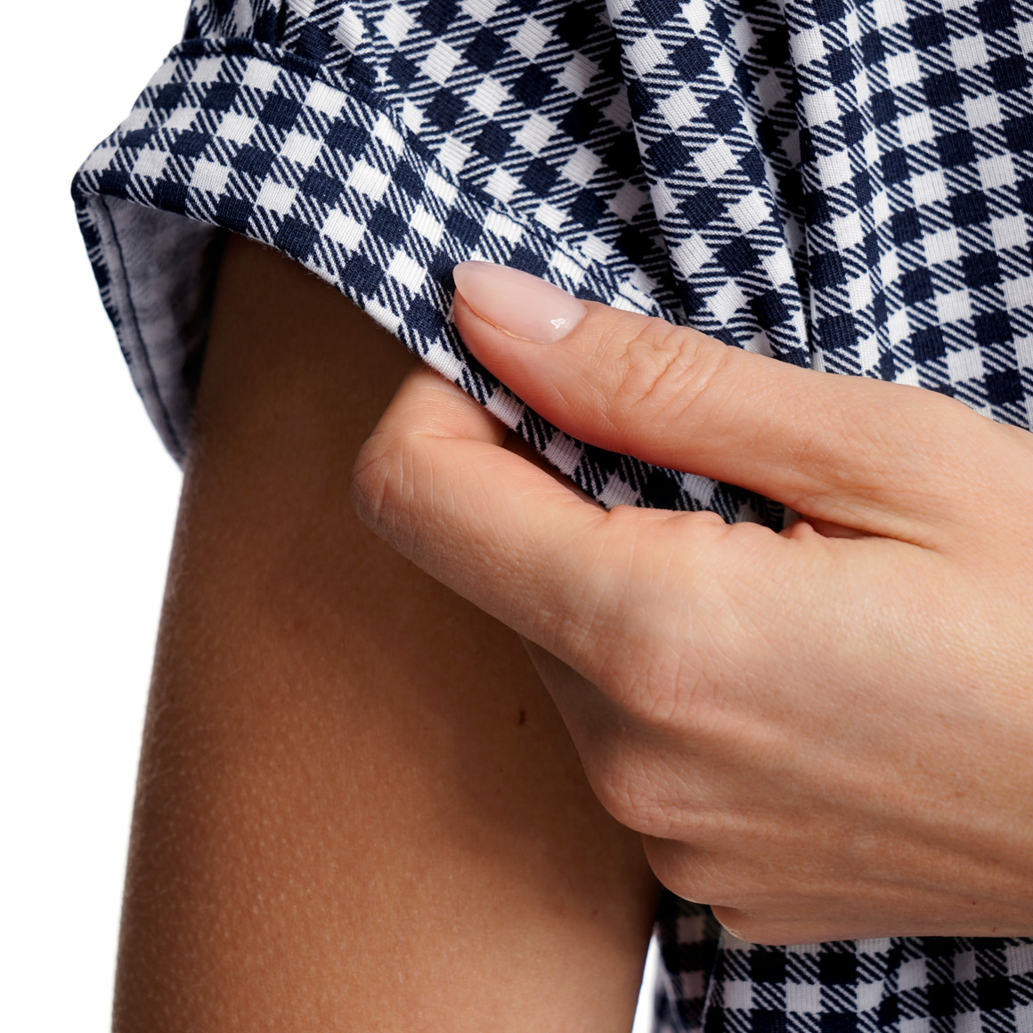 Damen Nachthemd mit Karo-Muster