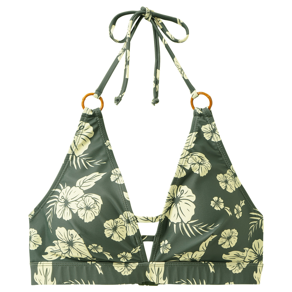 Damen Bikinioberteil mit Blumen-Muster
