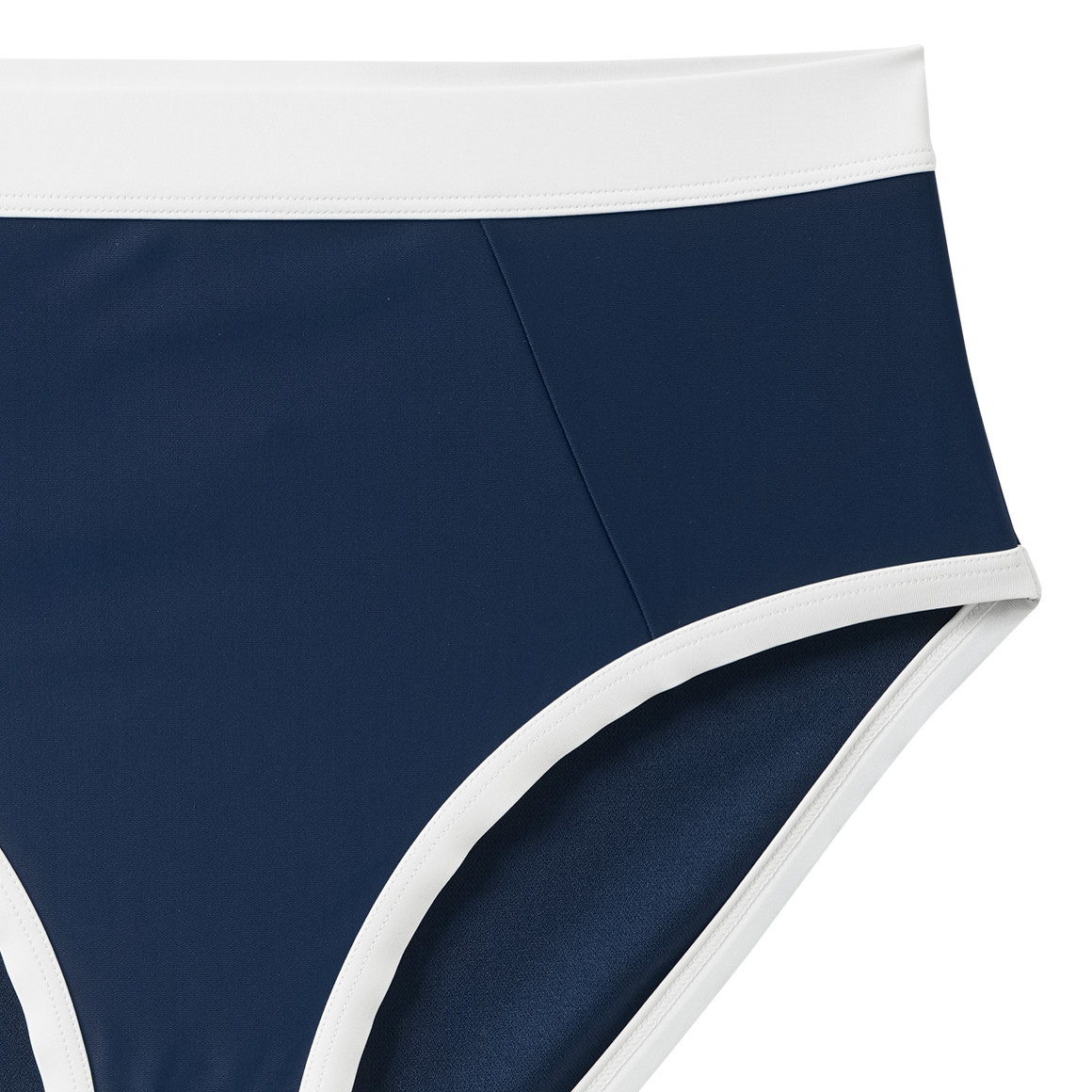 Shapebikini-slip met contrasterende bies