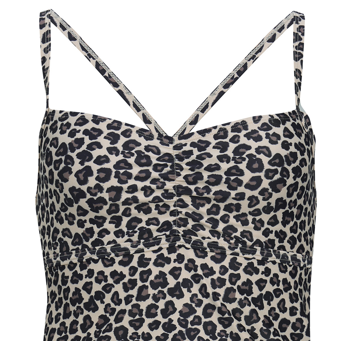 Damen Tankinioberteil im Leo-Look
