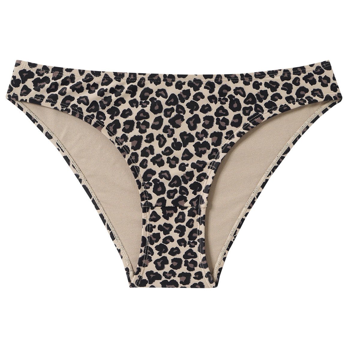 Damen Bikinislip mit Leo-Muster