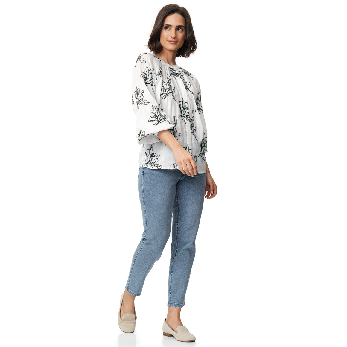 Damen Slim-Jeans im Five-Pocket-Style