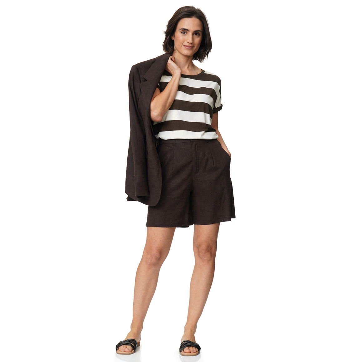 Damen T-Shirt mit Streifen