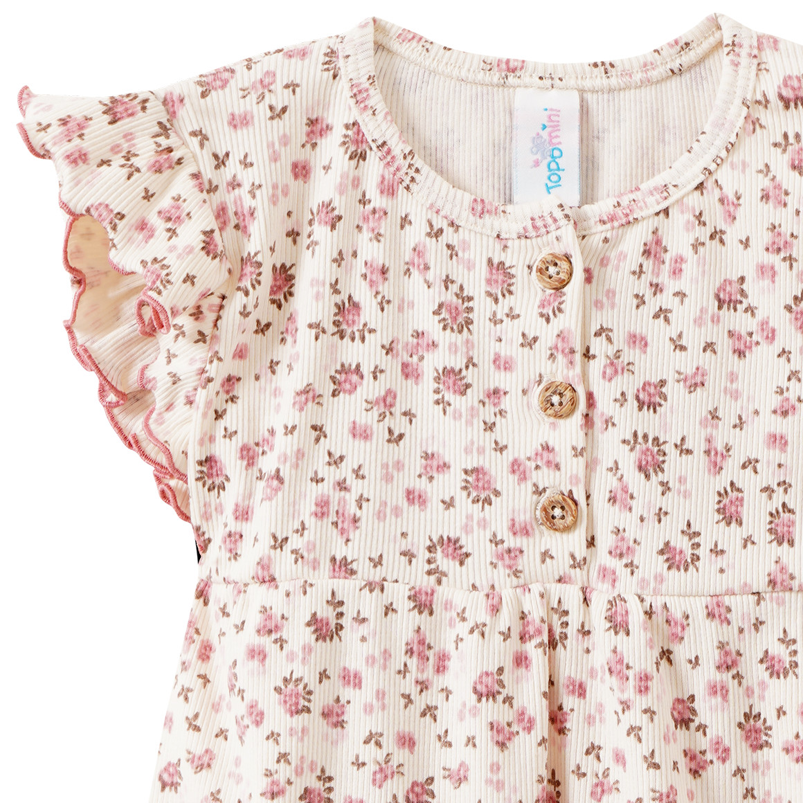 Baby Kleid mit Rippstruktur