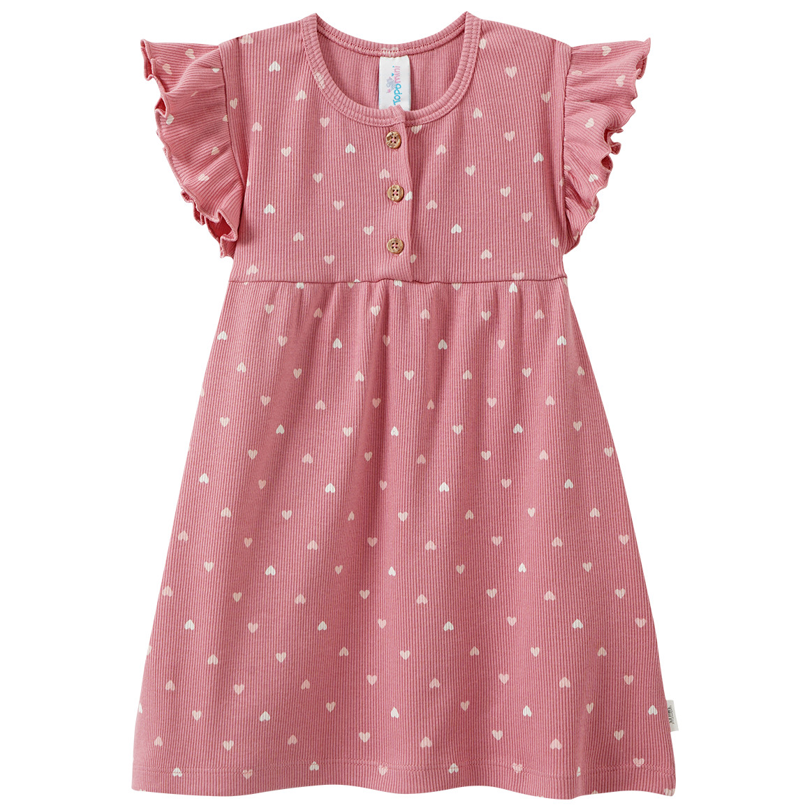 Baby Kleid mit Rippstruktur