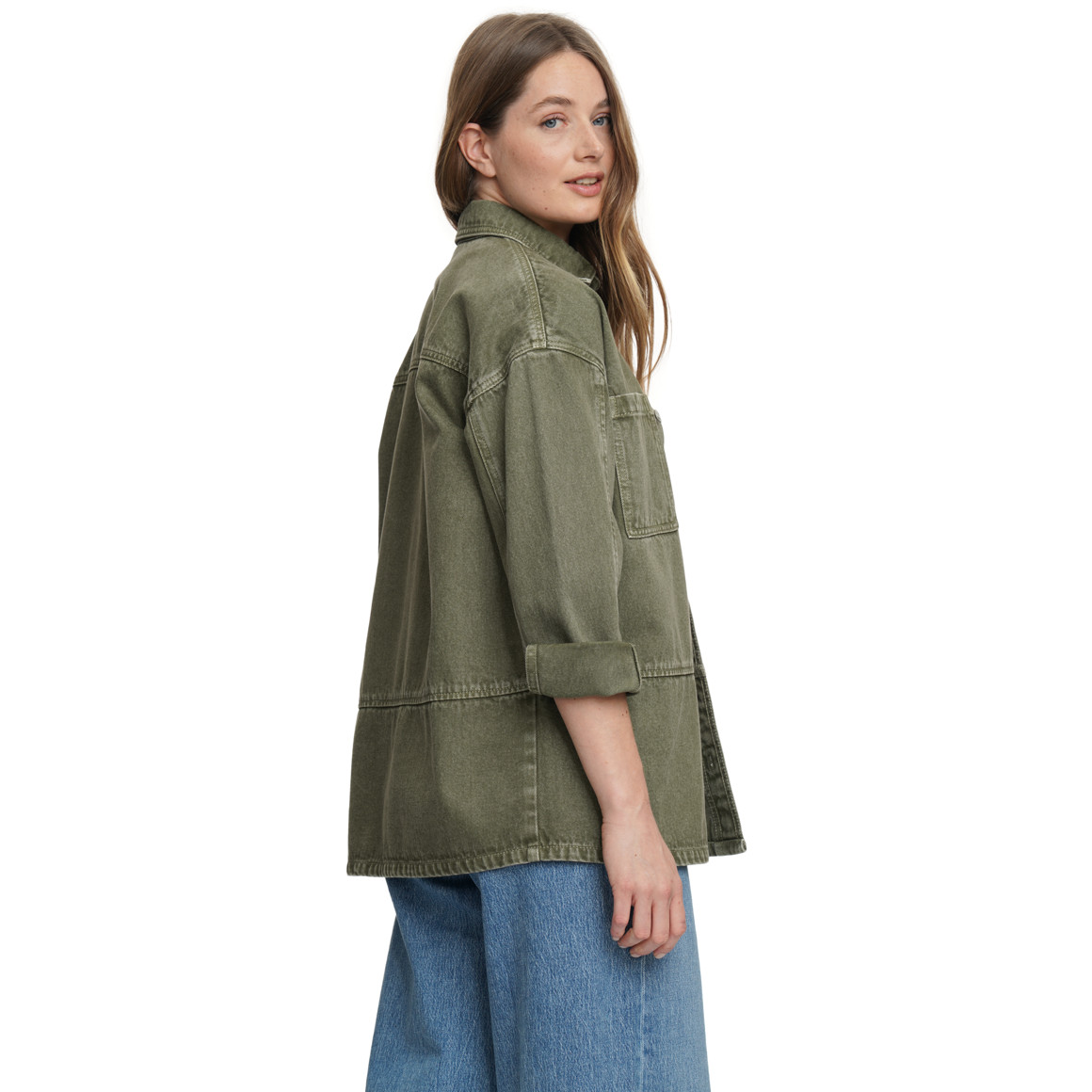 Damen Jeansjacke im Oversized-Look