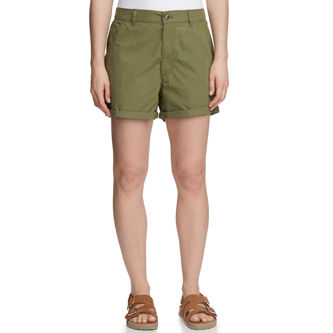 Damen Chinoshorts aus Baumwolle