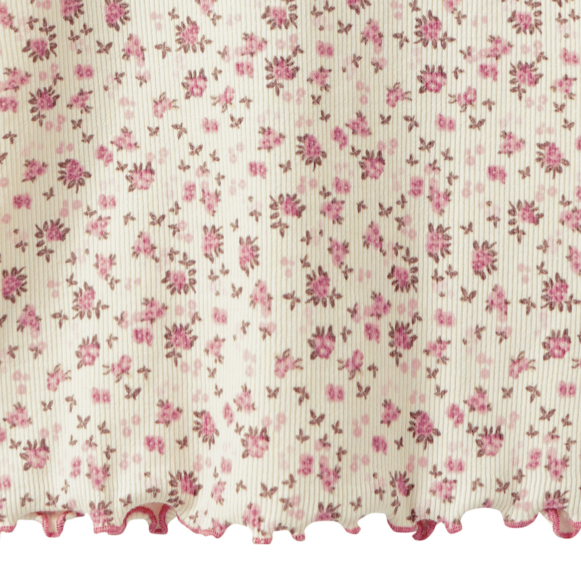 Baby T-Shirt mit Rippstruktur