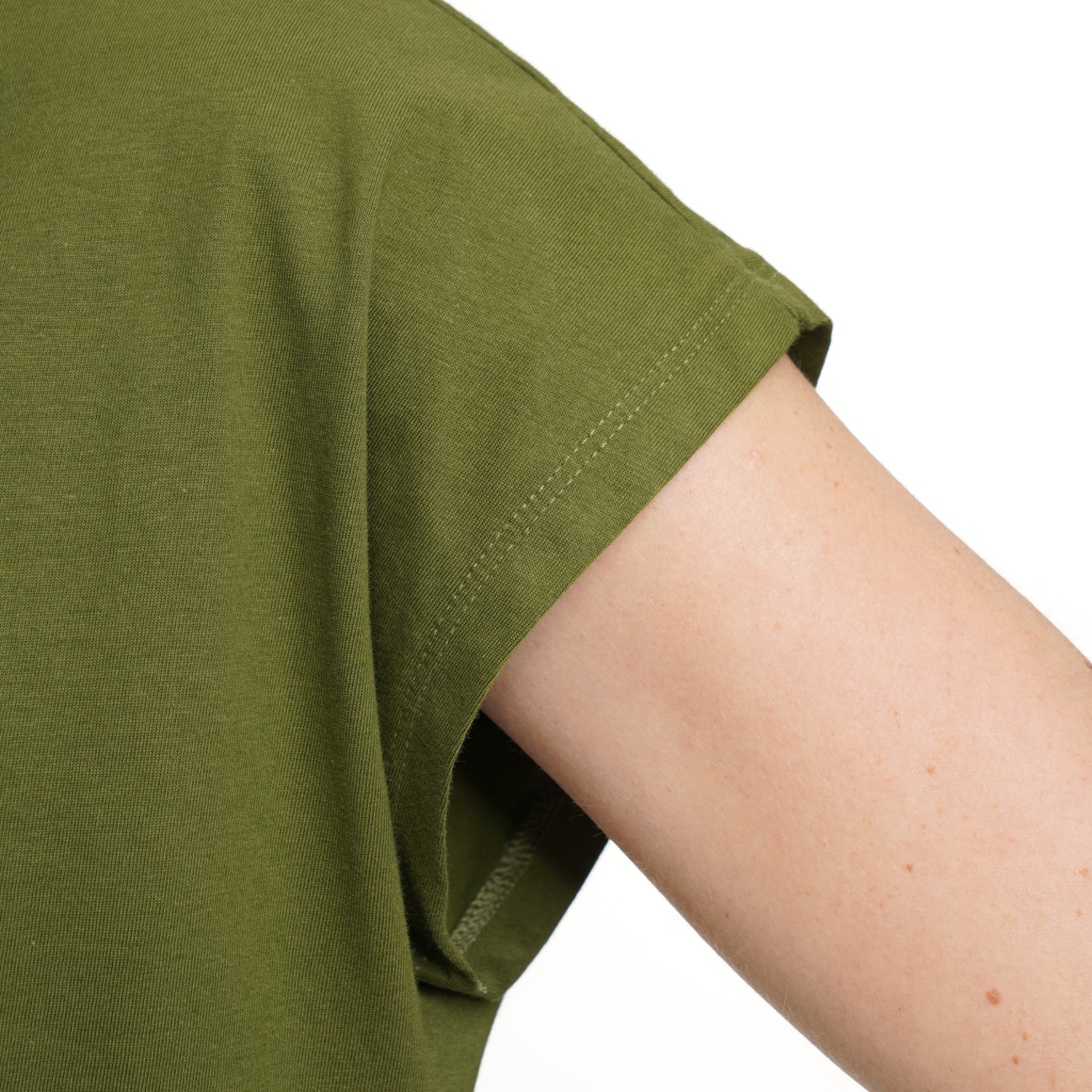 Damen T-Shirt mit überschnittenen Ärmeln