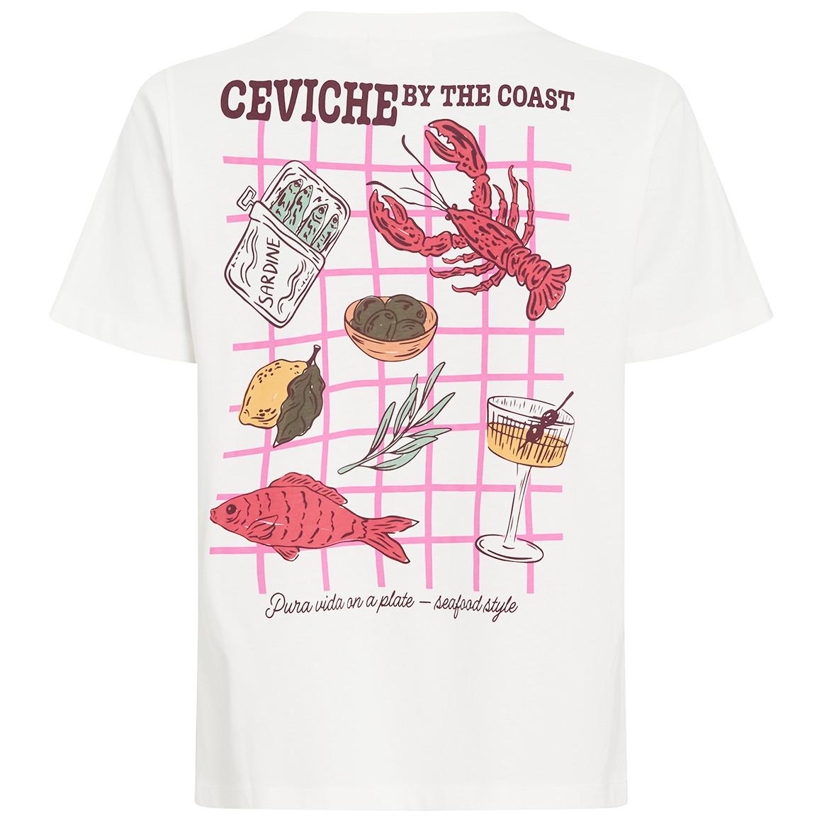 Damen T-Shirt mit Rücken-Print