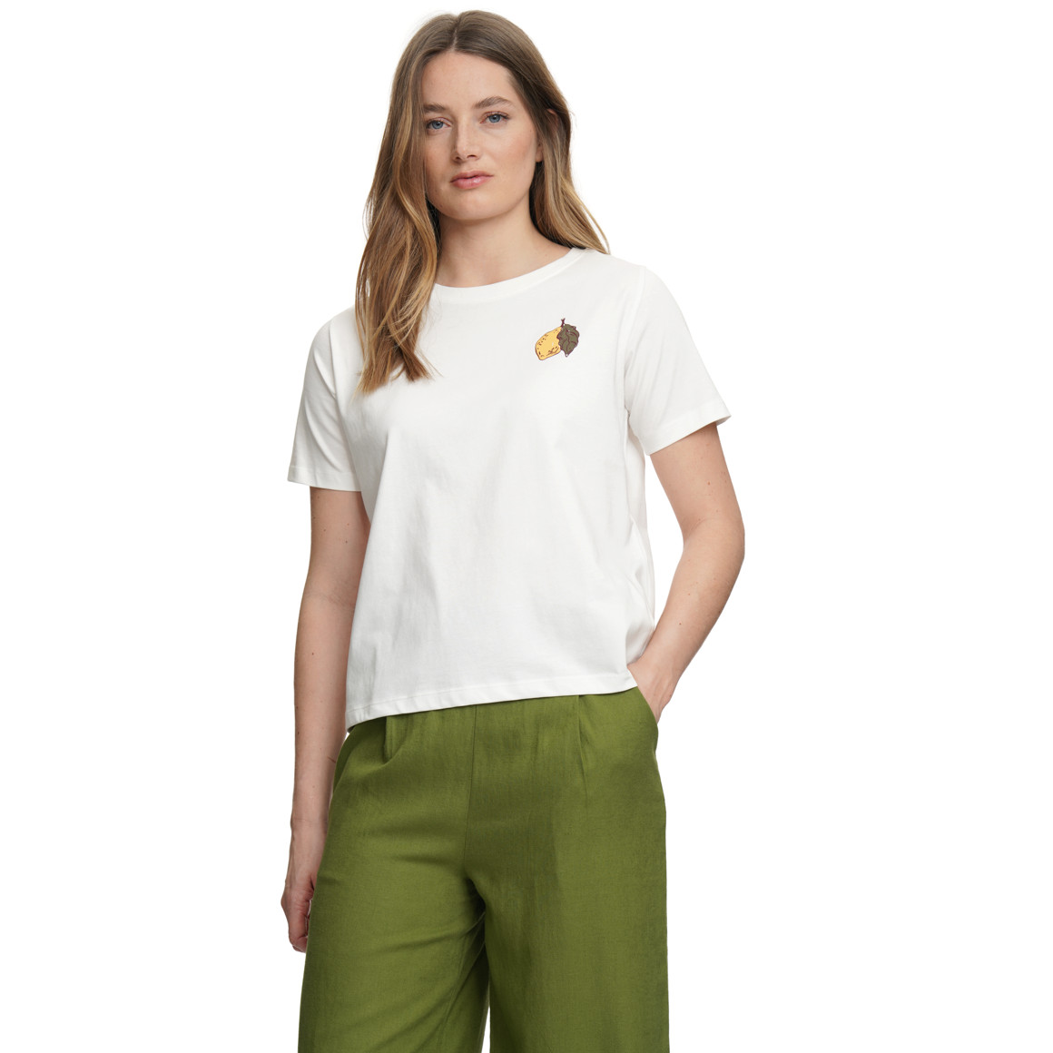 Damen T-Shirt mit Rücken-Print