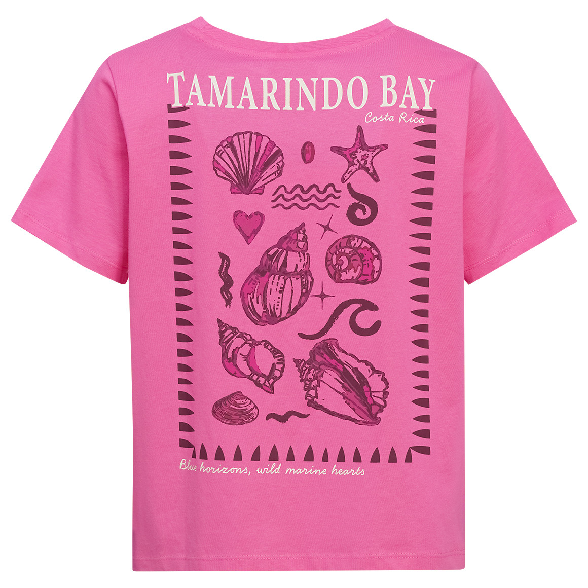 Damen T-Shirt mit Rücken-Print