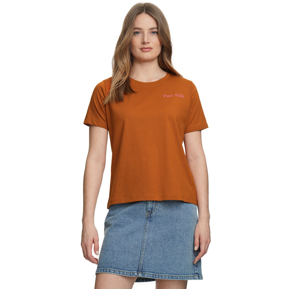 Damen T-Shirt mit Rücken-Print