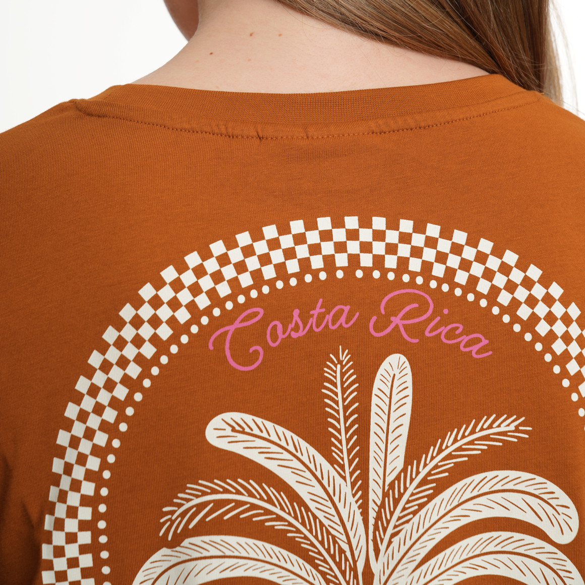 Damen T-Shirt mit Rücken-Print