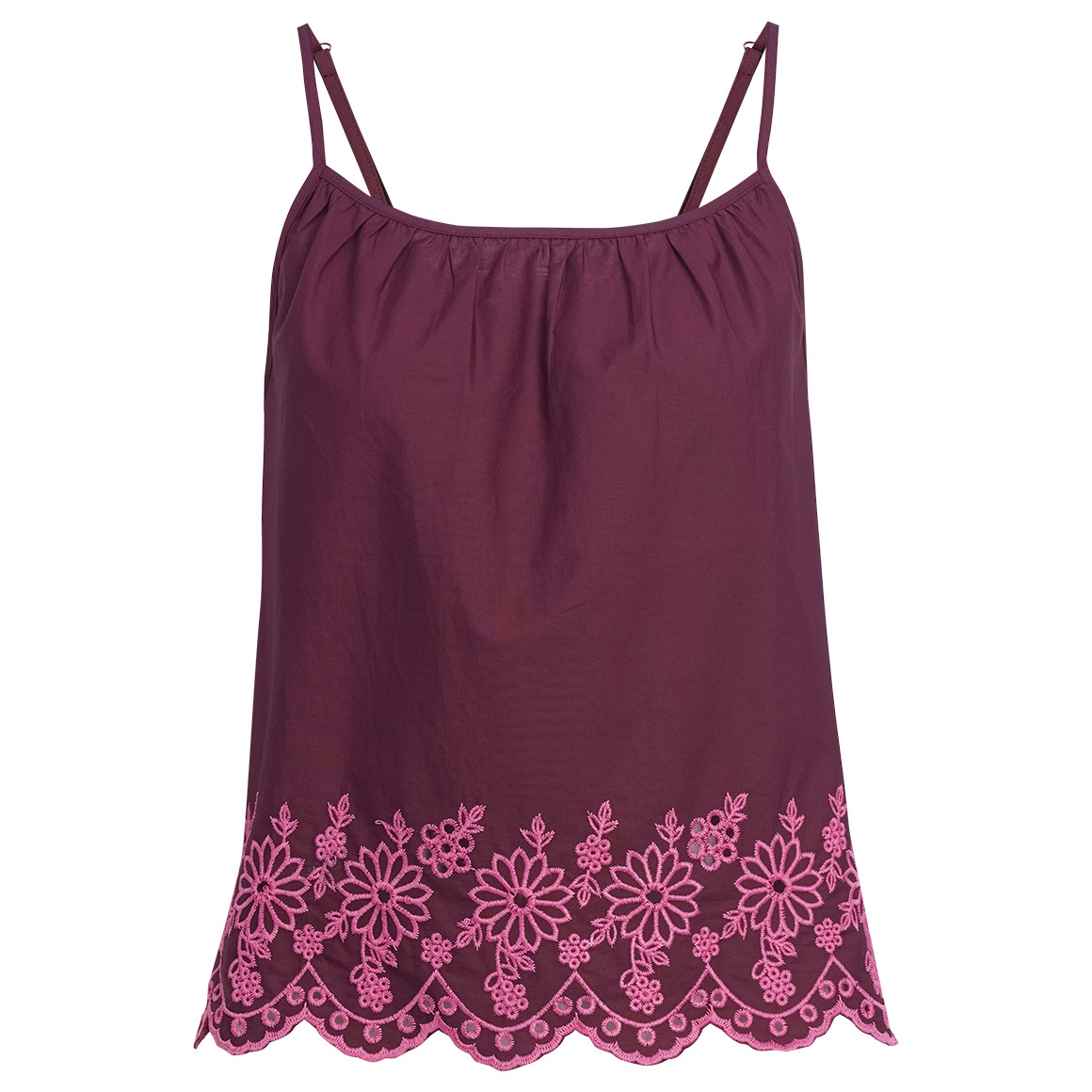 Damen Top mit Stickerei