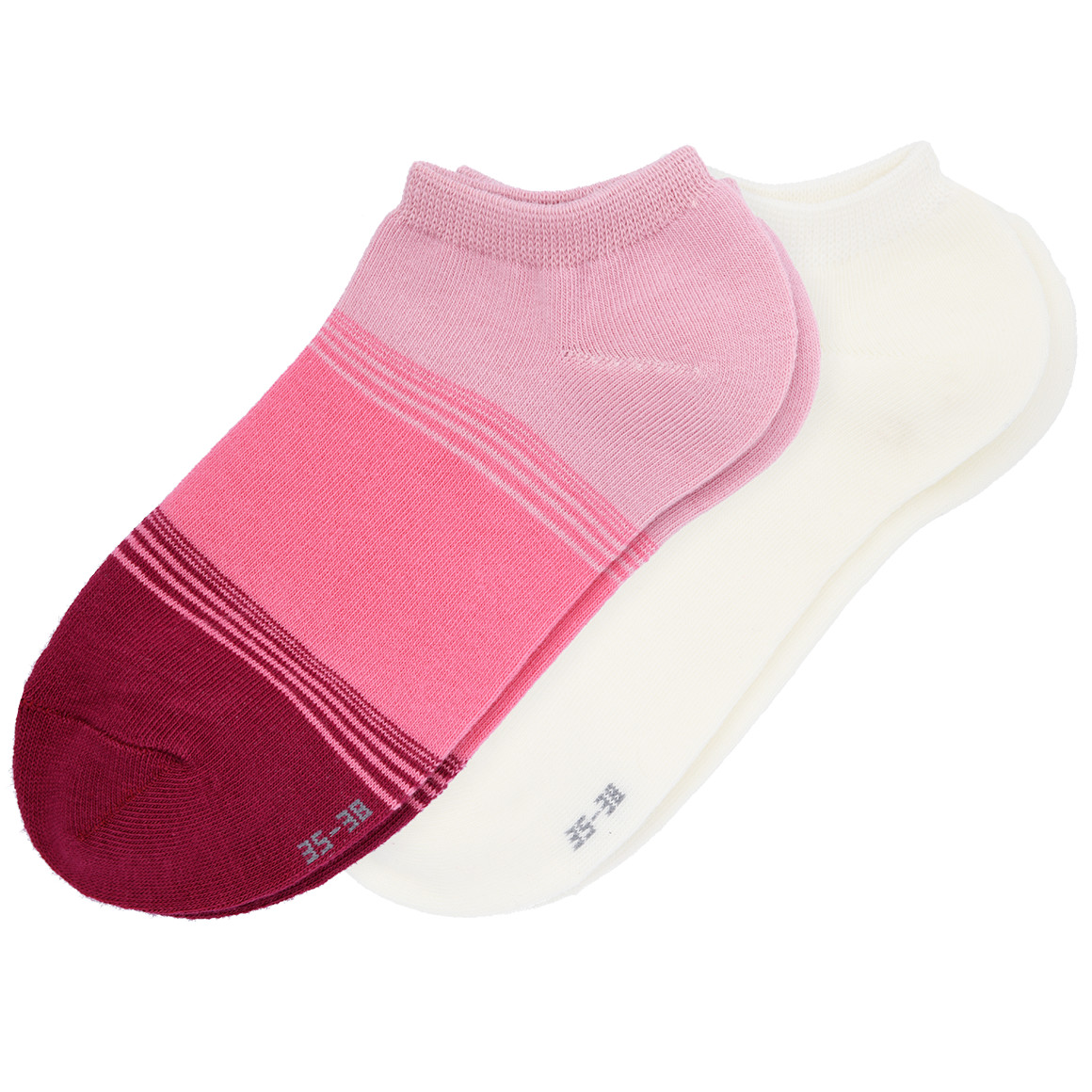 2 Paar Damen Sneaker Socken im Set