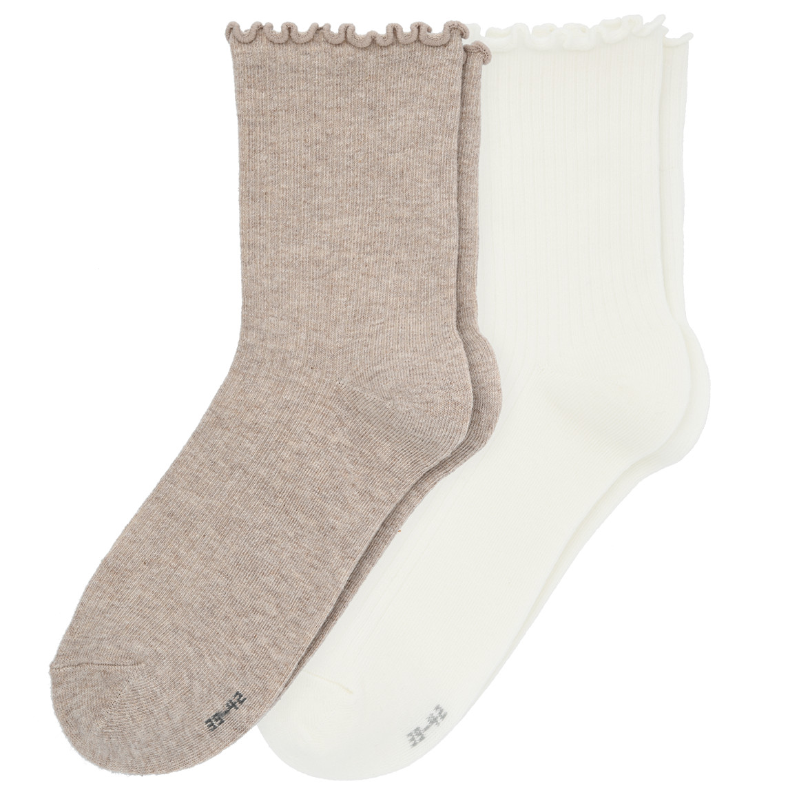 2 Paar Damen Socken mit Bio-Baumwolle