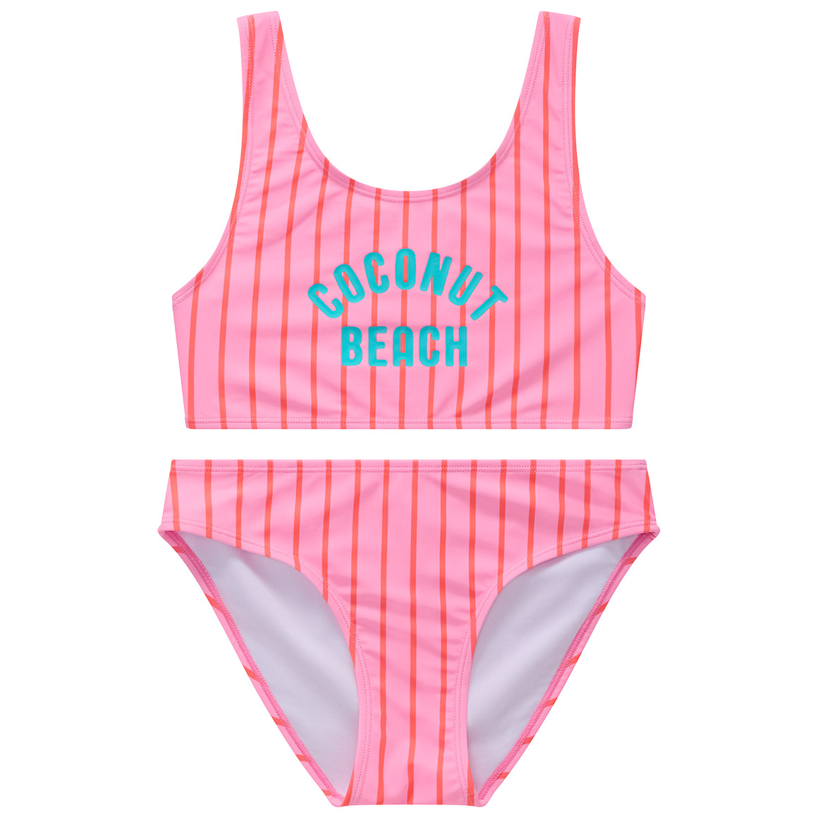 Mädchen Bikini mit Streifen